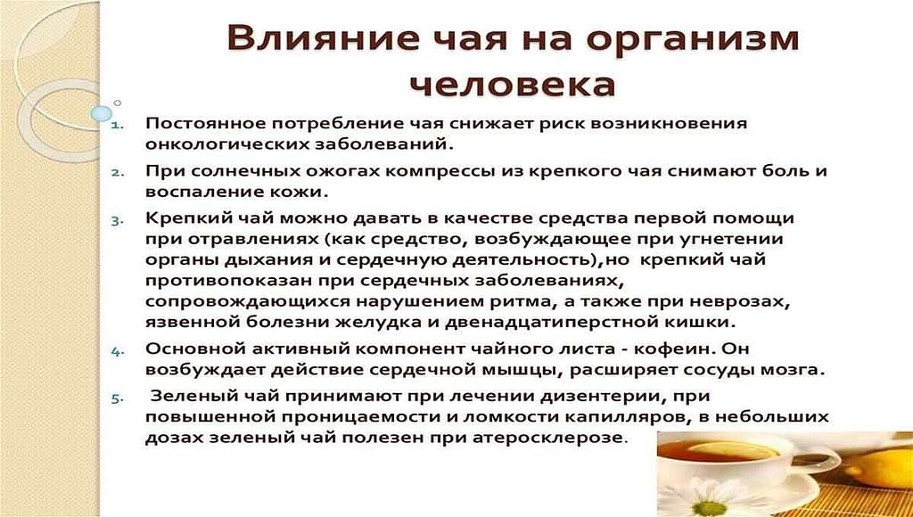 5 полезных свойств чая: здоровье, антиоксиданты, помощь при ожогах и отравлениях